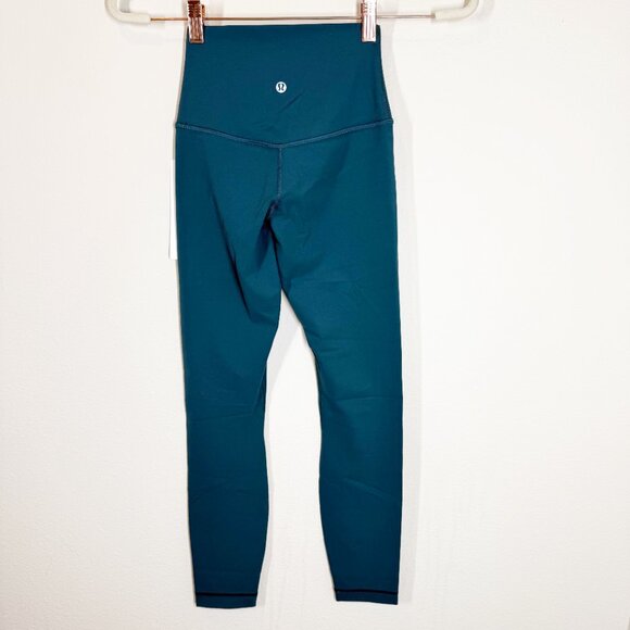 Lululemon Womens Align HR Pant 25" Size 2 Teal New with Tags - Picture 2 of 5